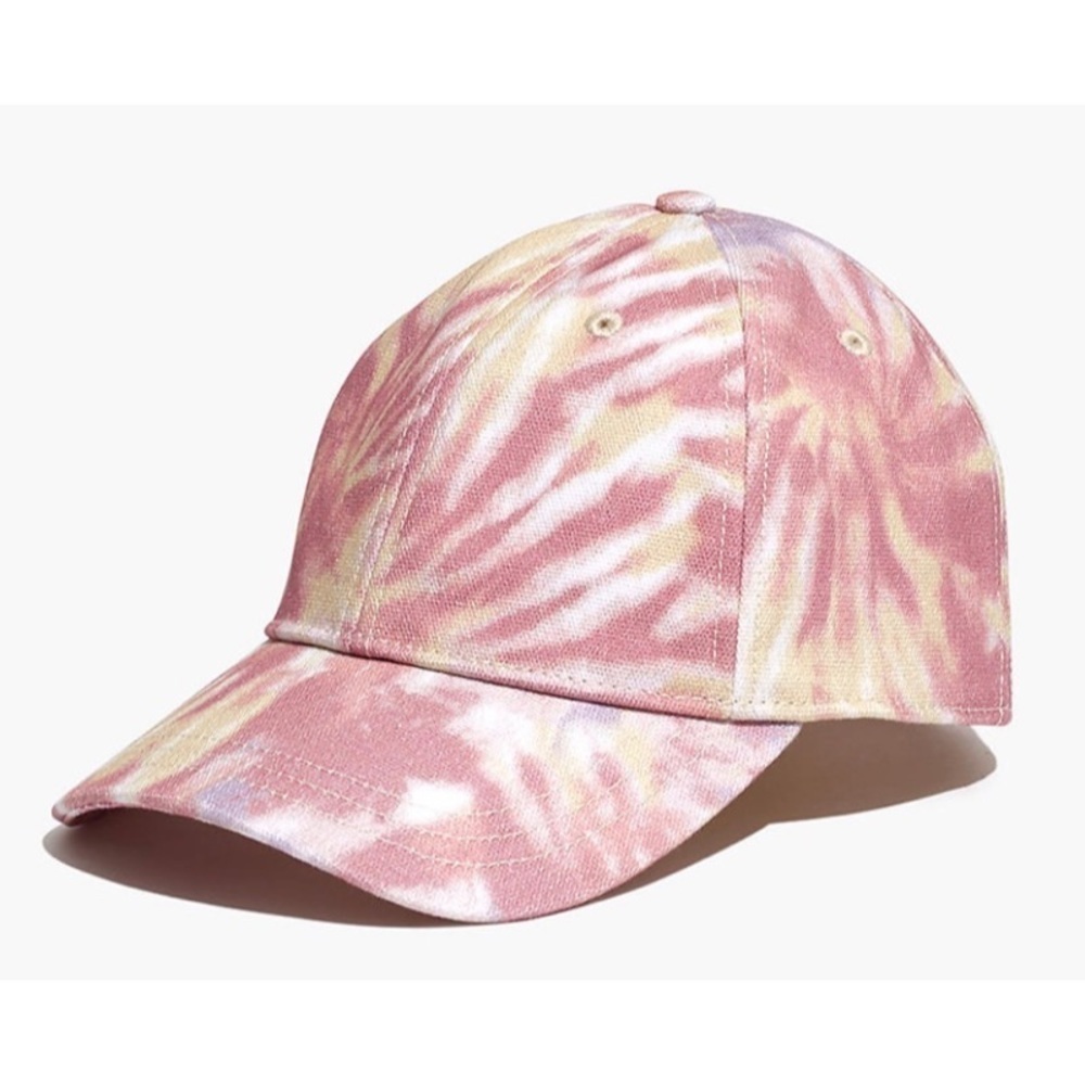 NEW MADEWELL Tie-Dye Canvas Baseball Cap
